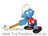 Smurf 20133 Field Hockey Smurf - Red/White Shirt Schleich Smurfs Figurine 