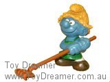 Smurf 20138 Gardener Smurf with Rake Schleich Smurfs Figurine 