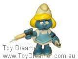 Smurf 20139 Nurse Smurfette - Red Syringe Schleich Smurfs Figurine 