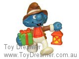 Smurf 20201 Christmas Smurf with Lantern Schleich Smurfs Figurine 