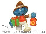 Smurf 20201 Christmas Smurf with Lantern Schleich Smurfs Figurine 