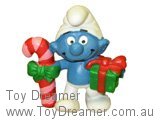 Smurf 20207 Christmas Smurf with Candy & Gift Schleich Smurfs Figurine 