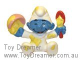 Smurf 20224 Baby Smurf with Bowl Schleich Smurfs Figurine 