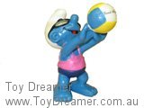 Smurf 20477 2001 Smurfs: Beach Volleyball Smurf Schleich Smurfs Figurine 