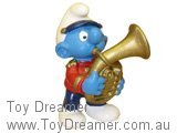 Smurf 20482 Band Smurfs: Tenorhorn Smurf Schleich Smurfs Figurine 