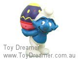 Smurf 20515 Smurf with Easter Egg on Back Schleich Smurfs Figurine 