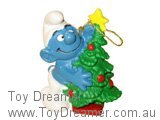 Smurf 51901 Smurf with Christmas Tree Schleich Smurfs Figurine 