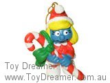 Smurf 51912 Christmas Smurfette with Candy Cane Schleich Smurfs Figurine 