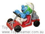 Smurf 40218 Go-Cart Smurf (Boxed) Schleich Smurfs Figurine 