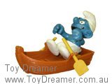 Smurf 40219 Row Boat Smurf (Boxed) Schleich Smurfs Figurine 