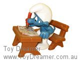 Smurf 40220 School Desk Smurf (Bagged) Schleich Smurfs Figurine 