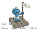 Smurf 40246 River Raft Smurf (Boxed) Schleich Smurfs Figurine 