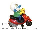 Smurf 40253 Smurf on Motor Scooter (Boxed) Schleich Smurfs Figurine 