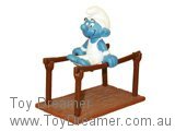 Smurf 40509 Bars Gymnast Smurf Schleich Smurfs Figurine 