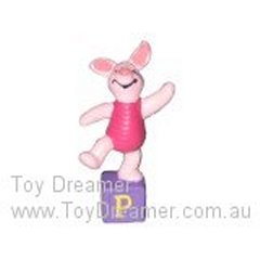 Winnie the Pooh Piglet on Block Toy Figure