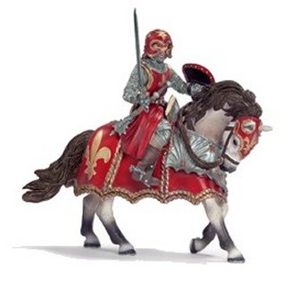 Schleich 70056 Knight on Horse with Sword (Red)