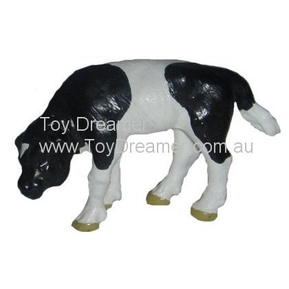 Schleich 13111 Black and White Calf, head down (with Tag!)