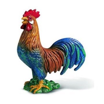 Schleich 13131 Rooster Colourful, crowing