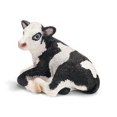 Schleich 13639 Holstein Calf, lying