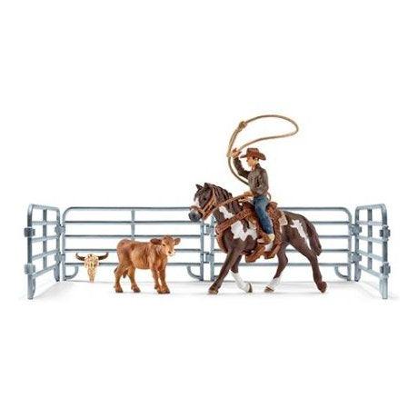 Schleich 41418 Team Roping with Cowboy