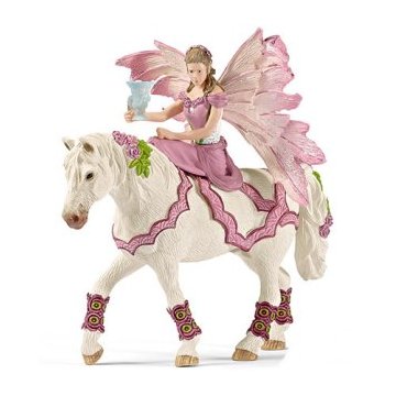 Schleich 70519 Feya in Festive Dress, riding