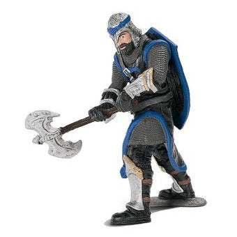 Schleich 72030 Dragon Knight Blue with Battle Axe
